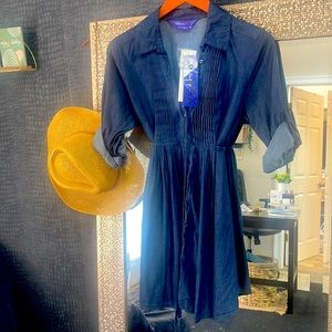 Molly, Cyrus Max denim dress, extra large